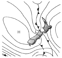 weather map. 