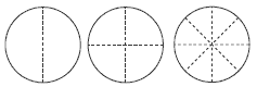 circle folding. 