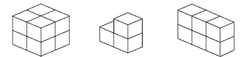 cubes. 