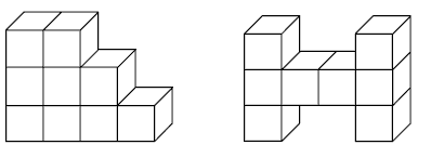 cubes. 