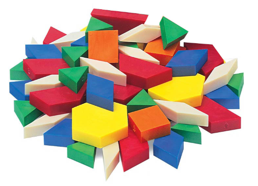 Pattern blocks.