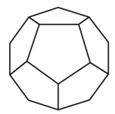 A dodecahedron.