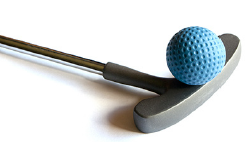 A golf club.