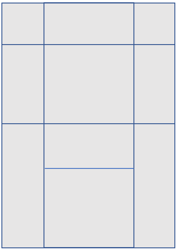 Unlabelled net for a cuboid.