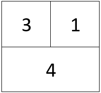 A piece of paper has been divided into one-half and two-quarters, and has been used to record Pip’s sibling information.