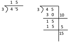 Written equations.